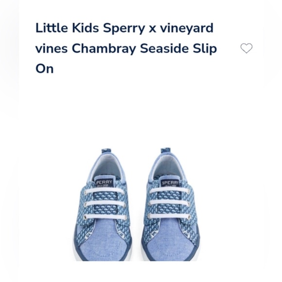 Sperry x Vineyard Vines Seaside Chambray Slip Ons - Picture 6 of 6